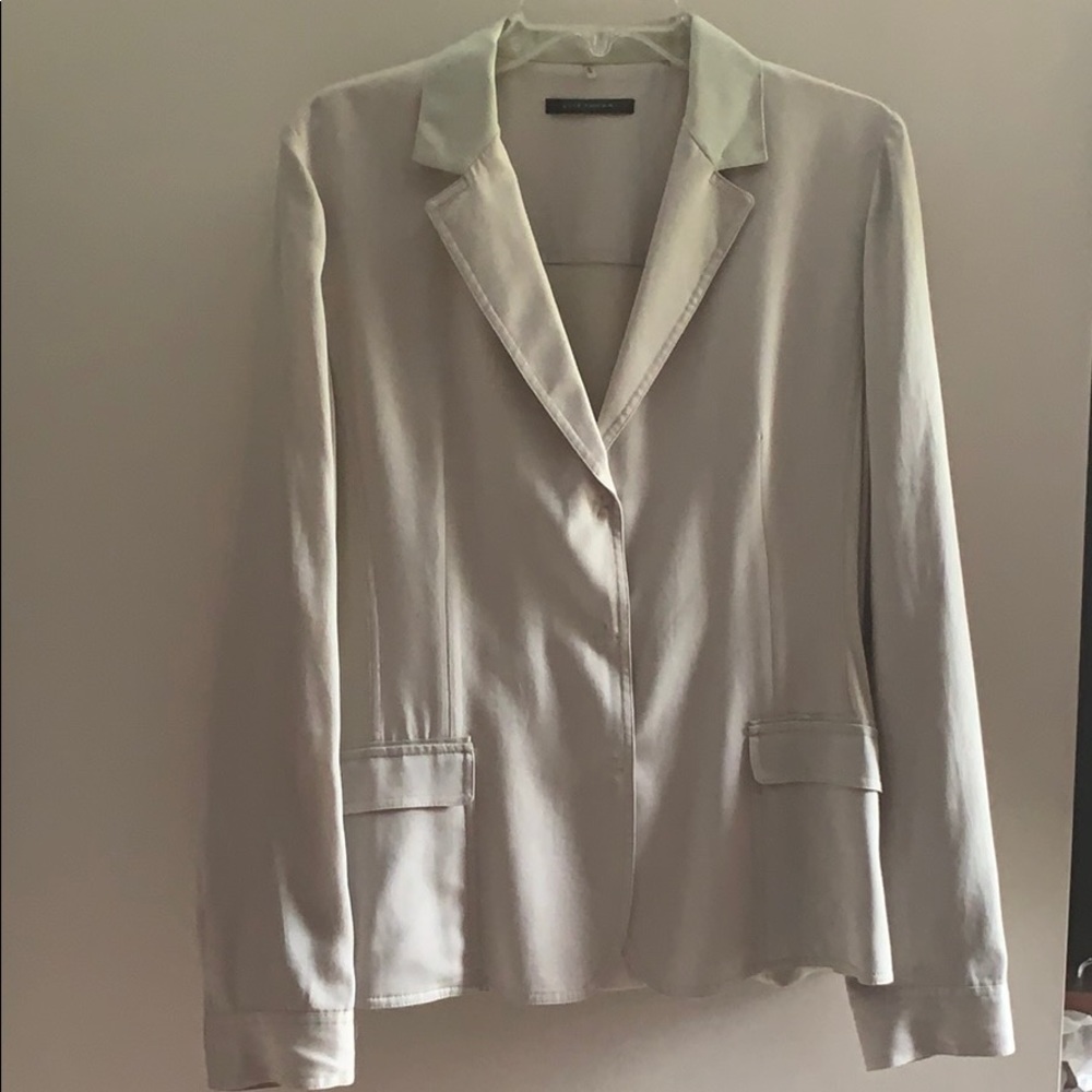 Elie Tahari Oatmeal colored Jacket- XL